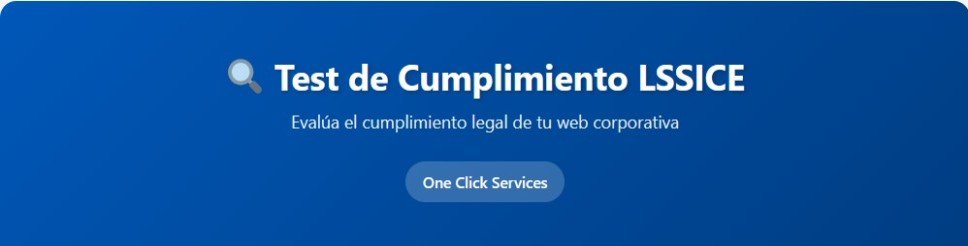 Test de cumplimiento LSSICE